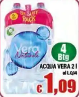 Top Supermercati Acqua Vera 2 l offerta