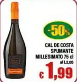 Top Supermercati Cal de Costa spumante millesimato offerta