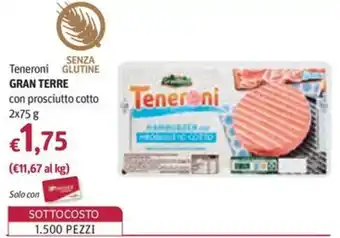 Teneroni Gran Terre con prosciutto cotto