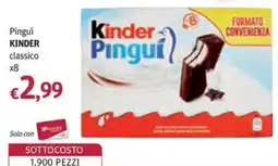 Futura Supermercati Kinder Pinguì classico offerta