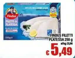Top Supermercati Findus filetti di platessa offerta