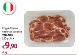 Futura Supermercati Coppa di suino nazionale con osso VALCARNI offerta