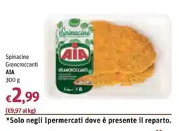 Futura Supermercati Spinacine GranCrocchanti AIA offerta