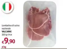 Futura Supermercati Lombatina di suino nazionale Valcarni offerta