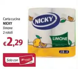 Futura Supermercati Carta cucina Nicky limone offerta