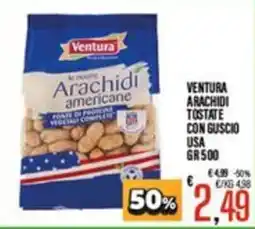 Supermercati EffePiù Ventura arachidi americane offerta