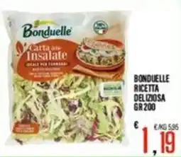 Supermercati EffePiù Bonduelle Carta con Insalate offerta