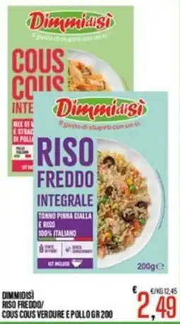 Supermercati EffePiù Dimmidisì riso freddo integrale offerta