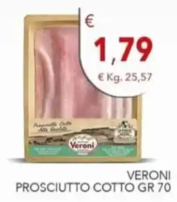 Diper Prosciutto Cotto Veroni offerta