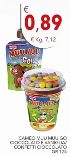 Diper Cameo Muu Muu Go Cioccolato e Vaniglia Confetti Cioccolato offerta