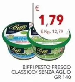 Diper Biffi pesto fresco classico senza aglio offerta