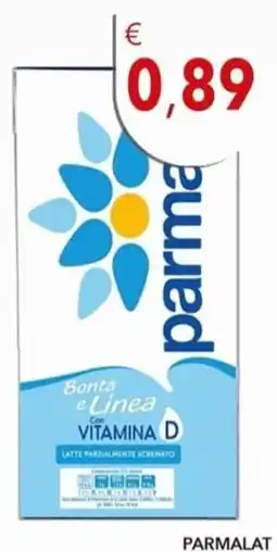 Diper Bontà e Linea con Vitamina D latte parzialmente scremato offerta