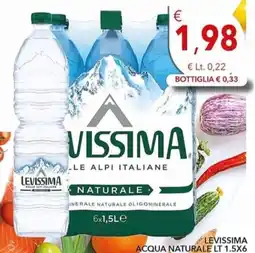 Diper Levissima acqua naturale offerta