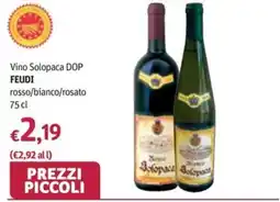 Futura Supermercati Vino Solopaca DOP Feudi offerta