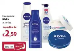 Futura Supermercati Linea creme NIVEA assortite offerta