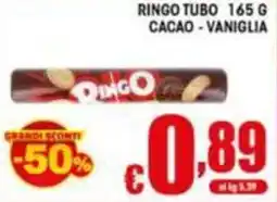Sacoph Ringo tubo cacao vaniglia offerta