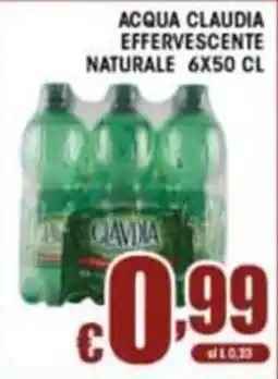 Sacoph Acqua Claudia effervescente naturale offerta