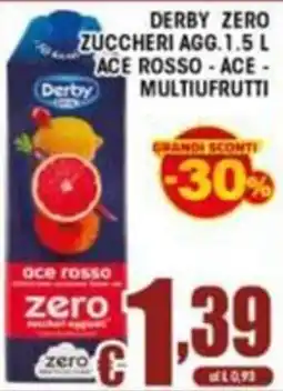 Sacoph Derby Ace rosso zero offerta