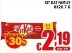 Sacoph Kit Kat Family offerta