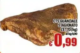 Top Supermercati CTS Guanciale Stagionato offerta