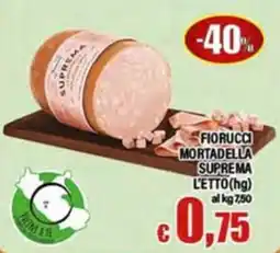 Top Supermercati Fiorucci Mortadella Suprema offerta