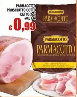 Top Supermercati Parmacotto prosciutto cotto offerta