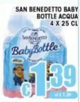 Sacoph San Benedetto baby bottle acqua offerta