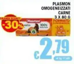 Sacoph Plasmon omogeneizzati carne offerta