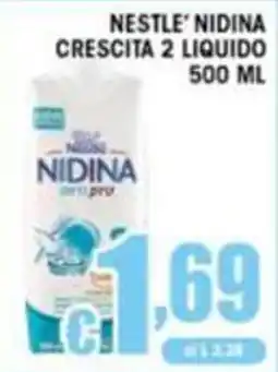 Sacoph Nestlé Nidina crescita 2 liquido offerta
