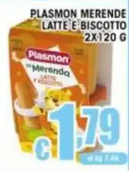 Sacoph Plasmon merende latte e biscotto offerta