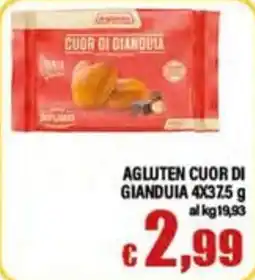 Top Supermercati Agliuten cuor di gianduia offerta