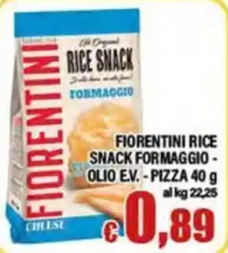 Top Supermercati Fiorentini rice snack formaggio offerta