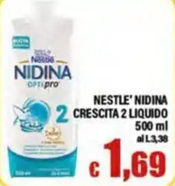 Top Supermercati Nestlé Nidina Optipro 2 offerta