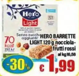 Top Supermercati Hero barrette light offerta