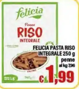 Top Supermercati Felicia pasta riso integrale offerta