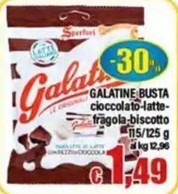 Top Supermercati Galatine busta cioccolato-latte-fragola-biscotto offerta