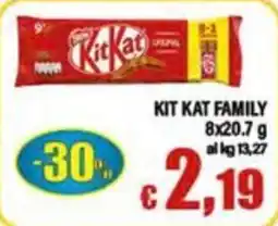Top Supermercati Kit Kat Family offerta