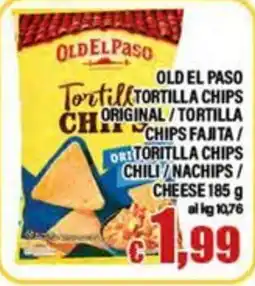 Top Supermercati Old El Paso Tortilla Chips offerta
