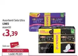 Futura Supermercati Assorbenti Seta Ultra Lines offerta