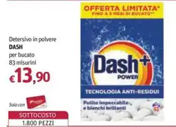 Futura Supermercati Detersivo in polvere Dash per bucato offerta