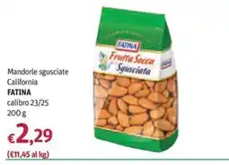 Futura Supermercati Mandorle sgusciate California FATINA offerta
