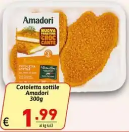 Ipercarni Cotoletta sottile Amadori offerta