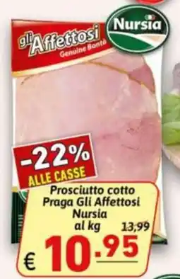Ipercarni Prosciutto cotto Praga Gli Affettosi Nursia offerta