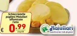 Ipercarni Schiacciatelle pugliesi Maiullari affumicate offerta