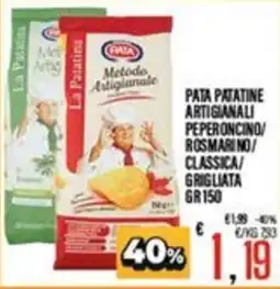 Supermercati EffePiù Pata patatine artigianali offerta