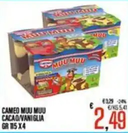 Supermercati EffePiù Cameo Muu Muu Cacao/Vaniglia offerta
