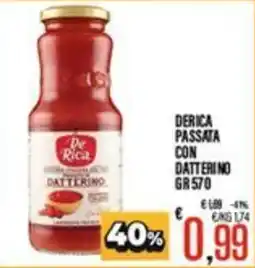Supermercati EffePiù De Rica passata con datterino offerta