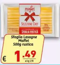 Ipercarni Sfoglia Lasagne Maffei offerta