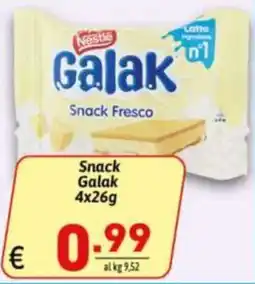 Ipercarni Snack Galak offerta