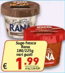 Ipercarni Sugo fresco Rana offerta
